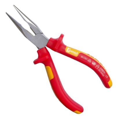 Immagine di PINZA BECCHI LUNGHI DRITTI MEZZITONDI 180 MM