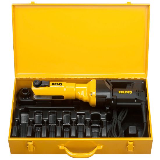 Immagine di PRESSATRICE ELETTRICA POWER-PRESS CON CASSETTA SENZA GANASCE REMS