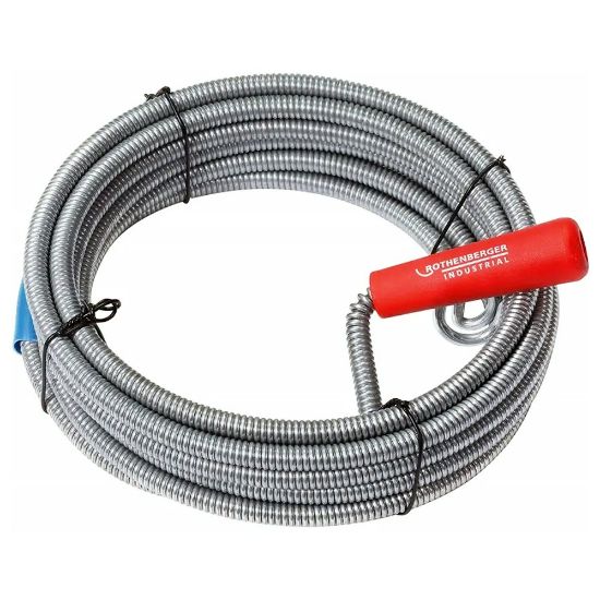 Immagine di SPIRALE PER LA PULIZIA DI TUBAZIONI DI SCARICO Ø 9 MM LUNGHEZZA 7,5M ROTHENBERGER