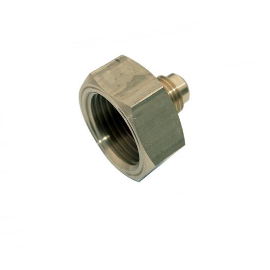 Immagine di RACCORDO ADATTATORE PER BOMBOLA GAS R32 ATTACCO SX USCITA 5/16 MASCHIO COD.05055088 WIGAM