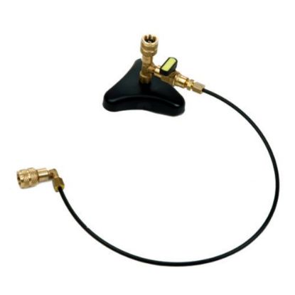 Immagine di SUPPORTO CON TUBO CAPILLARE PER RICARICA BOMBOLA GAS R410A COD.05104039 WIGAM