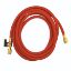 Immagine di TUBO FLEX PER GAS R410A CON RUBINETTO LUNGHEZZA 1500 MM ROSSO WIGAM