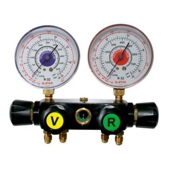 Immagine di GRUPPO MANOMETRICO 4 VIE GAS R410A COD.11131012 TECNOSYSTEMI