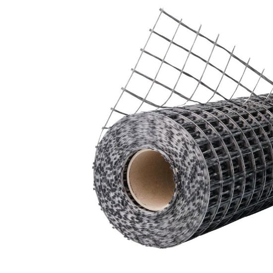 Immagine di RETE IN FIBRO VETRO PER MASSETTO MAGLIA 4X4 MM 130 GRAMMI COLORE ARANCIO ROTOLO 100 MQ AKIFIX