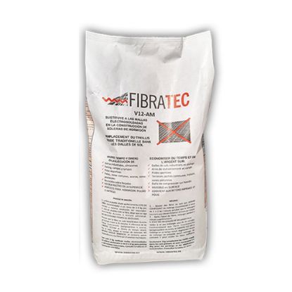 Immagine di FIBRE ADDITIVE PER CALCESTRUZZO V12-AM SACCO DA 1 KG FIBRATEC