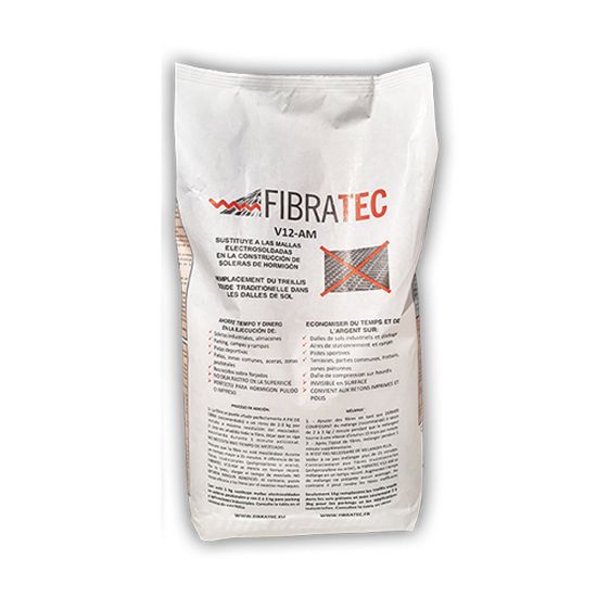 Immagine di FIBRE ADDITIVE PER CALCESTRUZZO V12-AM SACCO DA 1 KG FIBRATEC