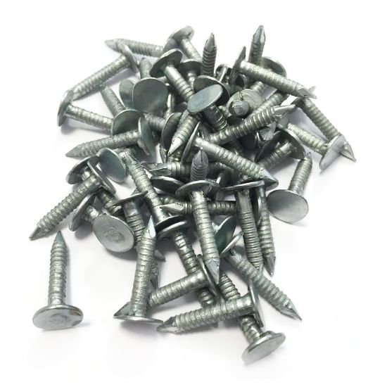 Immagine di CHIODI IN FERRO ZINCATO TESTA LARGA 3x20 MM 5 KG CONFEZIONE