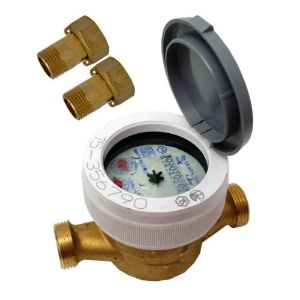 Immagine di CONTATORE A QUADRANTE BAGNATO Ø 1" OMOLOGATO MID MI001 R80H GIOANOLA