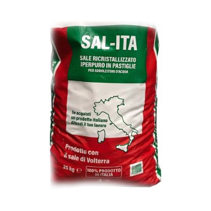 Immagine di SALE A PASTICCHE IPERPURO SACCO 25 KG LOCATELLI SALINE