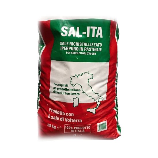 Immagine di SALE A PASTICCHE IPERPURO SACCO 25 KG LOCATELLI SALINE