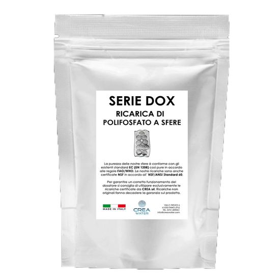 Immagine di RICARICA DI POLIFOSFATO A SFERE IN BUSTINA MICROFORATA PER MODELLO L'ANGOLO DI MARIO CONFEZIONE 10 BUSTINE CREA WATER