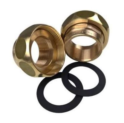 Immagine di COPPIA DI BOCCHETTONI Ø 1"1/2 - 3/4"F BSP