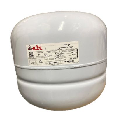 Immagine di VASO ESPANSIONE DP-24 CE PER ( ACQUA SANITARIA-RISCALDAMENTO-ACQUA REFRIGERATA ) Ø 1" ELBI