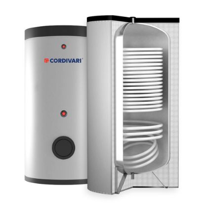 Immagine di BOLLITORE 200 LT 2 SCAMBIATORI FISSI ( BOLLY2 XL WB 200 PER POMPA DI CALORE ) CORDIVARI