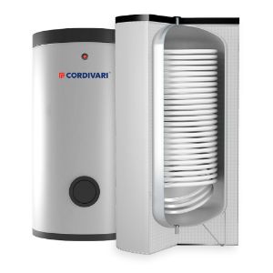 Immagine di BOLLITORE 300 LT 1 SCAMBIATORE FISSO ( BOLLY1 XL WB 300 PER POMPA DI CALORE ) CORDIVARI