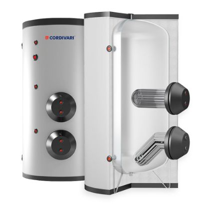 Immagine di BOLLITORE 800 LT 2 SCAMBIATORI ESTRAIBILI INOX 316 CORDIVARI