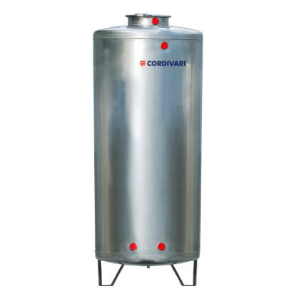 Immagine di SERBATOIO VERTICALE ACCIAIO INOX AISI 304 300 LT CORDIVARI