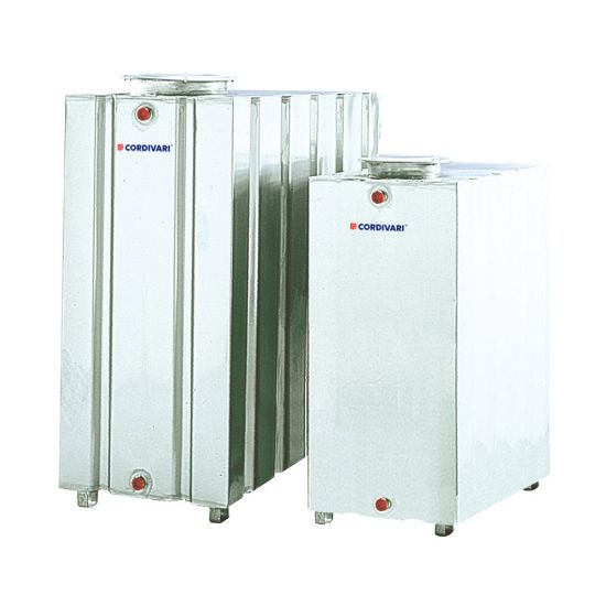 Immagine di SERBATOIO PARALLELEPIPEDO ACCIAIO INOX AISI 304 500 LT CORDIVARI