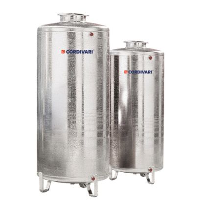 Immagine di SERBATOIO VERTICALE ZINCATO 500 LT CORDIVARI