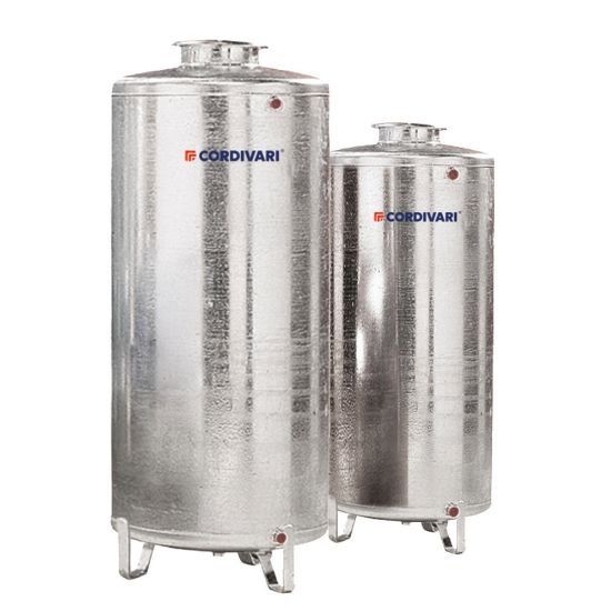Immagine di SERBATOIO VERTICALE ZINCATO 500 LT CORDIVARI