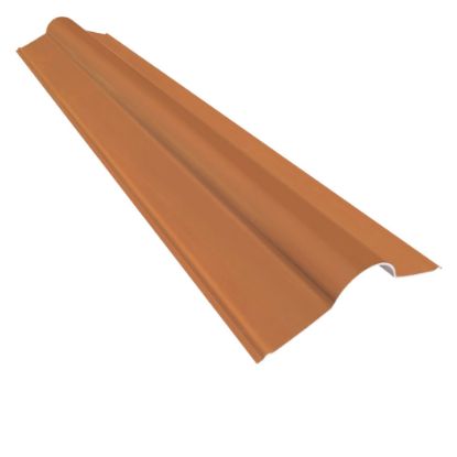 Immagine di COLMO LASTRA SOLE TERRACOTTA PVC 6,9x25x105 CM FIRST