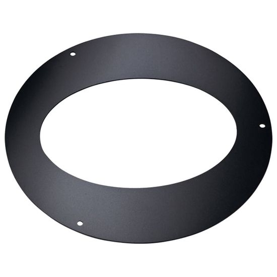 Immagine di ROSONE COPRIFORO NERO DIAMETROMM100 ELLITTICO