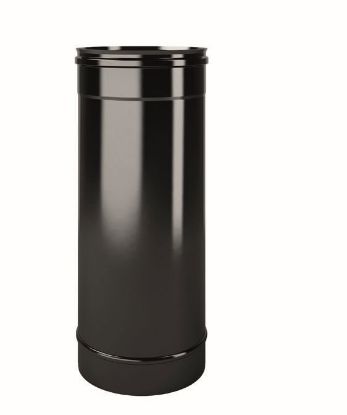 Immagine di TUBO INOX NERO DIAMETRO MM 80 LUNGHEZZA 0,5 MT AISI 316