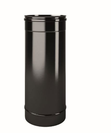Immagine di TUBO INOX NERO DIAMETRO MM 80 LUNGHEZZA 1 MT AISI 316