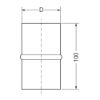 Immagine di MANICOTTO DI GIUNZIONE Ø 140 MM ( INOX )