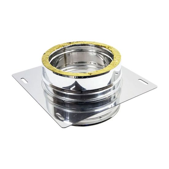 Immagine di PIASTRA INTERMEDIA DOPPIA PARETE Ø 200/250 MM ( INOX )