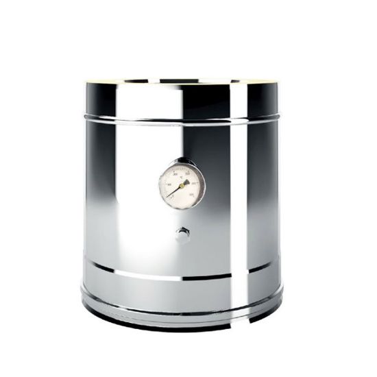 Immagine di MODULO DOPPIA PARETE PER RILEVAMENTO FUMI Ø 80/130 MM ( INOX )