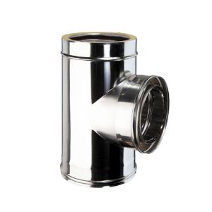 Immagine di TEE DOPPIA PARETE Ø 250/300 MM ( INOX )