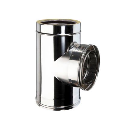 Immagine di TEE DOPPIA PARETE Ø 200/250 MM ( INOX )