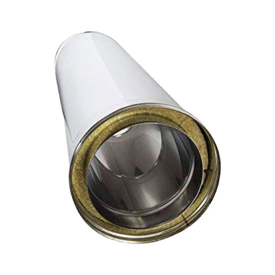 Immagine di TUBO DOPPIA PARETE Ø 200/250 MM LUNGHEZZA 1 MT ( INOX )