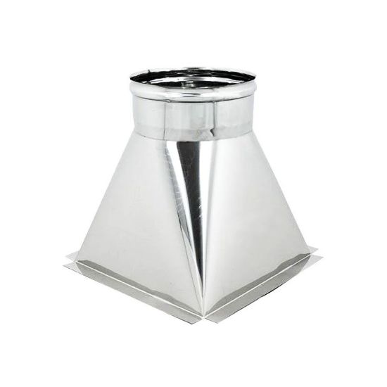 Immagine di RIDUZIONE QUADRA-TONDAMM.300x300-DIAMETROMM.300F. (INOX AISI 304 )