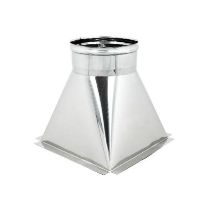 Immagine di RIDUZIONE QUADRA-TONDAMM.250x250-DIAMETROMM.200F. ( INOX AISI 304 )