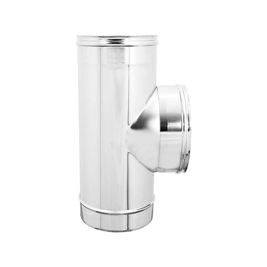 Immagine di TEE MONOPARETE Ø 300 MM . ( INOX AISI 304 )