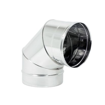 Immagine di CURVA MONOPARETE Ø 250 MM . A 90° ( INOX AISI 304 )