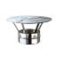 Immagine di CAPPELLO CINESE MONOPARETE Ø 80 MM . ( INOX AISI 316 )