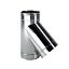 Immagine di BRAGA MONOPARETE Ø 80 MM . A 45° ( INOX AISI 316 )