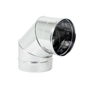 Immagine di CURVA MONOPARETE Ø 120 MM . A 90° ( INOX AISI 316 )