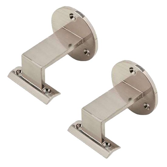 Immagine di COPPIA DI SUPPORTI FINITURA IN ALLUMINIO PER CORRIMANO Ø 45 MM