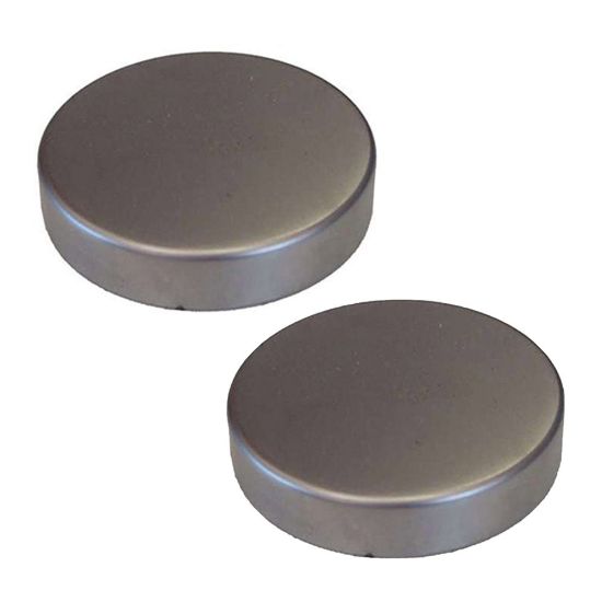 Immagine di COPPIA TERMINALI IN ALLUMINIO PER CORRIMANO Ø 45 MM