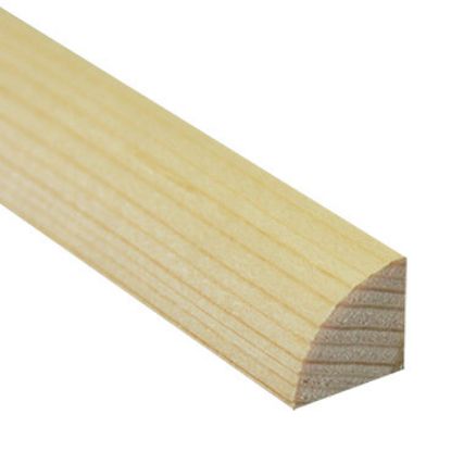 Immagine di QUARTO DI TONDO LEGNO 8x8x3000 MM GREZZO AYOUS