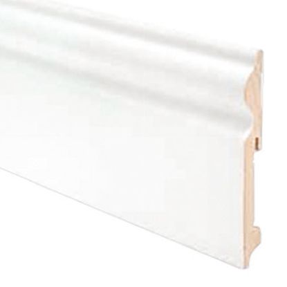 Immagine di BATTISCOPA LEGNO DUCALE BIANCO 115x15x2400 MM KIMONO