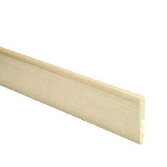 Immagine di BATTISCOPA LEGNO NATURALE GREZZO 80x10x2250 MM KIMONO