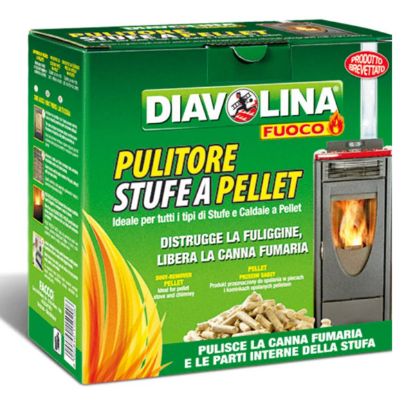 Immagine di PULITORE SPECIFICO PER STUFE A PELLET E CANNE FUMARIE 1,5 KG DIAVOLINA