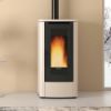 Immagine di STUFA A PELLET CANALIZZATA TEOREMA PLUS 5.0 - AVORIO ( 5 STELLE ) 12 KW EXTRAFLAME