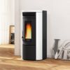 Immagine di TERMOSTUFA A PELLET ERMETICA VENTILATA COSTANZA IDRO 5.0 - BIANCA (5 STELLE ) 16 KW EXTRAFLAME