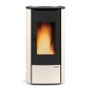 Immagine di TERMOSTUFA A PELLET VENTILATA MARINA IDRO H 11 - AVORIO (5 STELLE ) KW 14,8 EXTRAFLAME